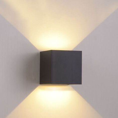 Applique murale LED extérieure 6W, moderne, simple et innovante, étanche, idéale pour les couloirs d'hôtel, les escaliers, les salons et les chambres. (1/5)
