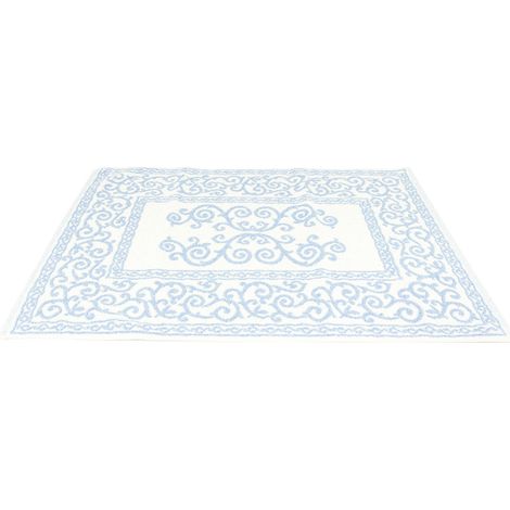 Tappeto Da Bagno Disegno Augusta Colore Azzurro Modello O.B., misura45x60coloreAzzurro (1/2)