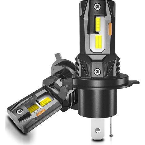 2 pezzi di fendinebbia a LED H4/9003 Combo 60W 6500K 6000LM abbaglianti luci di lavoro bianche anabbaglianti IP68 impermeabili. (1/5)