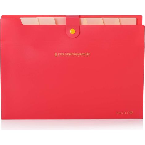 Esta bolsa para documentos expandible está fabricada en polipropileno y cuenta con un diseño multifuncional, ideal para usar en hogares, oficinas, escuelas y otros lugares. Ofrece una gran capacidad y