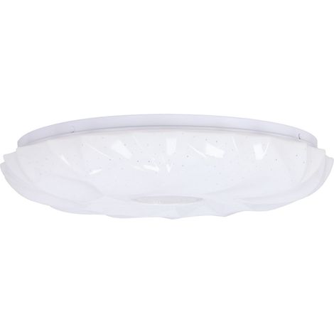 Plafonnier LED moderne blanc acrylique 24W Candellux (1/3)