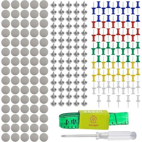 65-teiliges Universal-Reparaturset für Autodachhimmel, inklusive Nieten und Knöpfen, zur Befestigung von Autodachschnallen und zur Reparatur jedes Autodachs. (1/5)