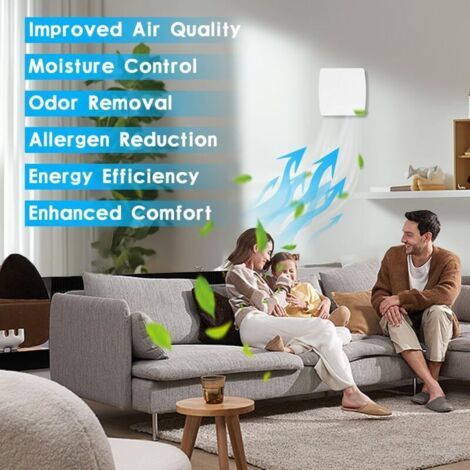 Extracteur d'air 100mm, Ventilateur de Salle de Bain Silencieux Blanc au Plafond et Montage Mural avec Clapet Anti-Retour pour WC, Cuisine, Fenêtre Loft et Cave, IPX4