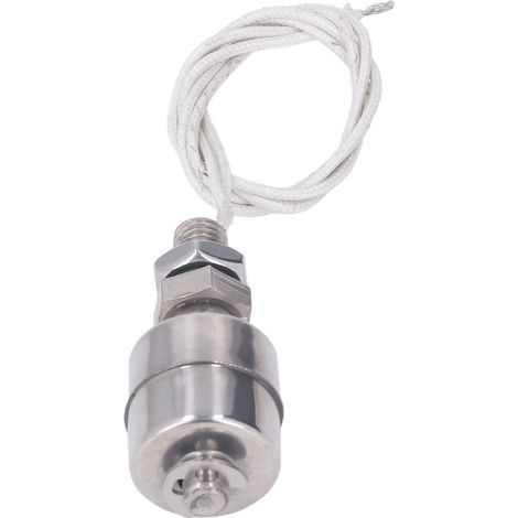 Schwimmerschalter-Wasserstandsregler (5 MPa), Edelstahl-Füllstandssensor, 10 mm Hub, 0–220 V, 45 mm Länge (1/5)