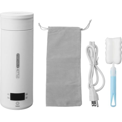 Bouilloire électrique portable de voyage 500 ml, petite bouilloire à thé avec 4 préréglages variables, chauffe-eau personnel 120 V, prise US, étanche (1/5)