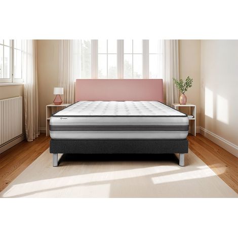 Matratzenset VITAL POWER RECOVER 180 x 200 cm Bettrahmen Kit schwarz (1/5)