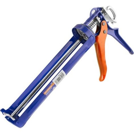 Pistolet à silicone professionnel 225 mm en aluminium et acier