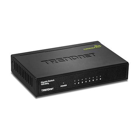TRENDnet Switch 8 Port Gbit Desktop Metall (1/3)