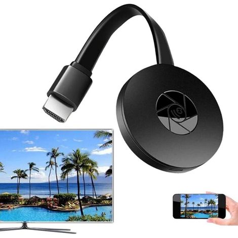 Projecteur d'écran sans Fil HD Projecteur D'écran sans Fil 1080 HD, Même Appareil D'écran sans Fil avec WiFi Et Bluetooth for La Maison, L'extérieur (1/5)