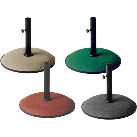 BASE PER OMBRELLONE KROMA TONDA ROSSO DIAMETRO 50 CM