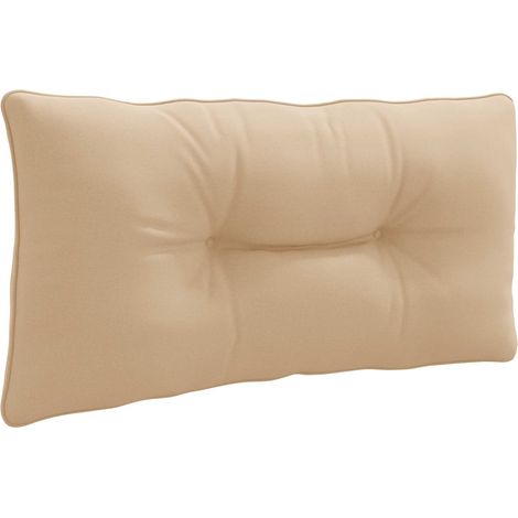 Coussin de dos PUTTEN 100 % polyester Sable 80 x 40 x 10 cm – canapé