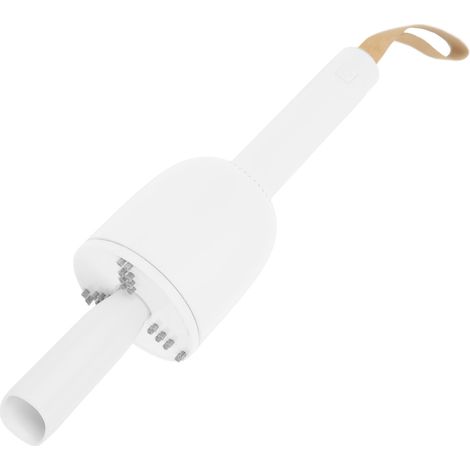 Mini aspirateur ABS 1200 mAh, rechargeable par USB, léger et sans fil, idéal pour la maison et les voyages (blanc). (1/5)