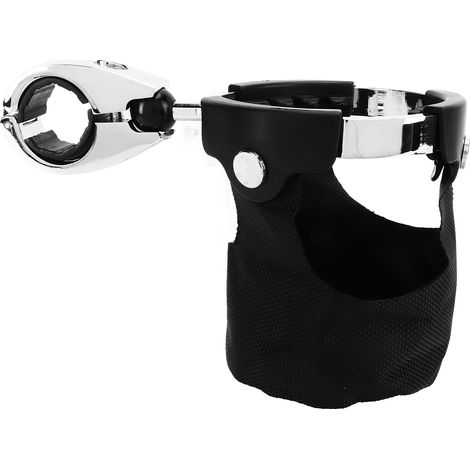 Porte-gobelet de moto rotatif à 360°, porte-bouteille d'eau, panier pour guidons de 2,24 à 3,18 cm (1/5)