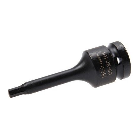 BGS Kraft-Bit-Einsatz Antrieb Innenvierkant 12,5 mm (1/2") Innensechskant 5 mm - 5481-M5