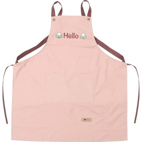 Tablier de cuisine imperméable et résistant à l'huile pour femme avec poche (1/5)