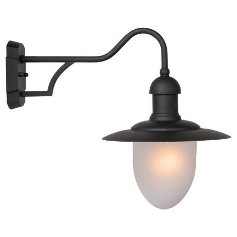Applique esterna Lucide Aruba E27 24W IP44 nero/bianco
