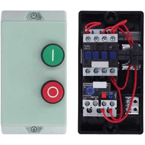 DEESSE SHOP-Démarreur magnétique étanche monophasé 220/230V – Protection IP55 – 2,2 kW pour moteurs – Boîtier ABS robuste – Utilisation industrielle - LE1D09M7 (1/5)
