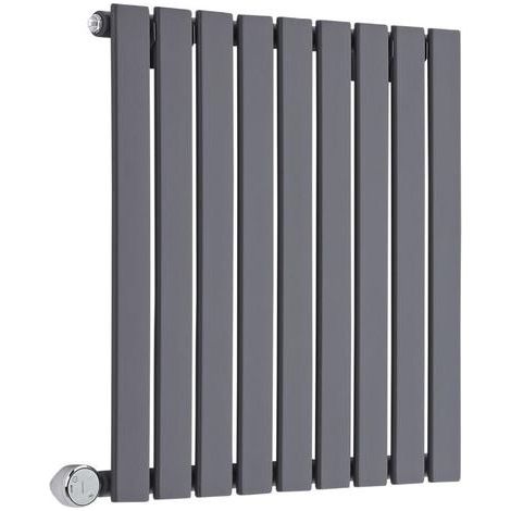 Hudson Reed Delta – Radiateur Design Électrique Horizontal – Simple Rang – 63.5 x 63 x 4.6cm 600 Watts (1/5)