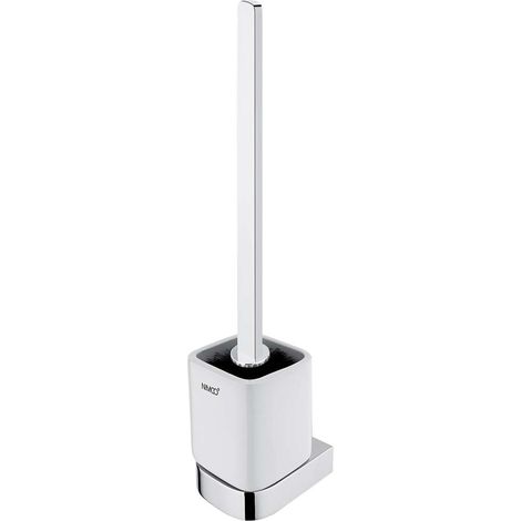 Nimco Nikau - Wand-WC-Bürste mit Halter, Keramik/Chrom, weiß NK 30094KN-HR-26 (1/2)