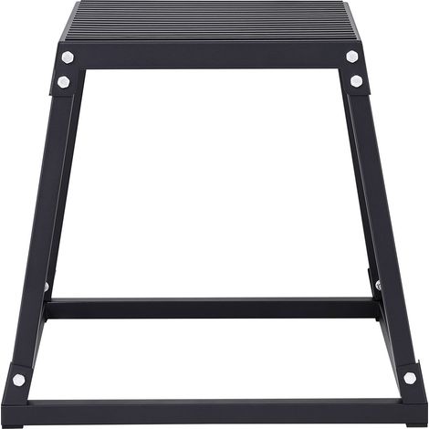 Boîte Plyométrique 45 cm, Plateforme en Acier Antidérapante pour Entraînement de Force et Conditionnement à Domicile (1/5)