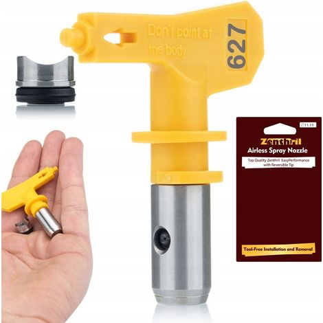 Zenthril EasyPerformance 627 – Buse de Pulvérisation Airless Haute Pression Jet 30 cm, Joint Inclus Pour Enduits, Peintures, Élastomères Accessoire pour Pistolet Peinture (1/5)