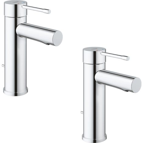 Juego de 2 mezcladores de lavabo GROHE Essence S
