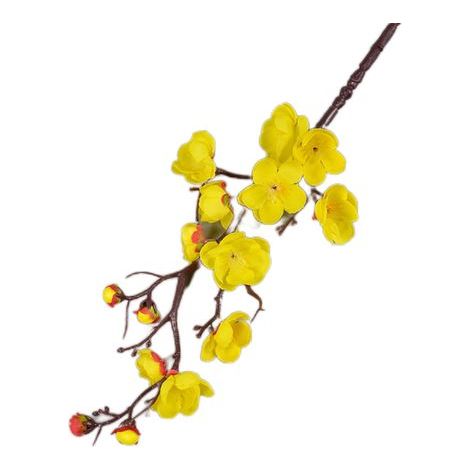 Künstliche Pflaumenblüten, authentische und realistische Pflanze für Zuhause, Hotel, Büro, Hochzeitsfeier, Gartendekoration (221129WD02-6) (1/5)