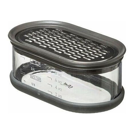 Rallador de acero inoxidable con recipiente (1/5)