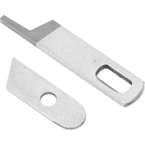 Couteau Surjeteuse Multifonction Ensemble Lame Supérieure et Inférieure Compatible Singer