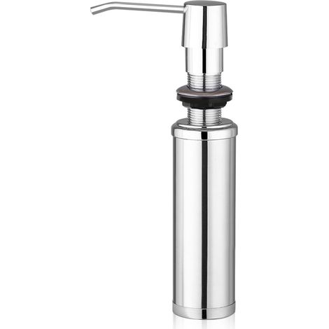 250-ml-Flüssigseifenspender aus Edelstahl für Küche, Bad und Dusche