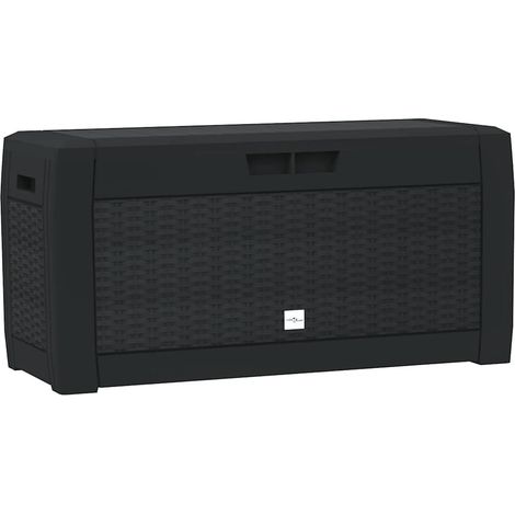 Maison Exclusive - Baule da Giardino Antracite 119x48x60 cm in Polipropilene