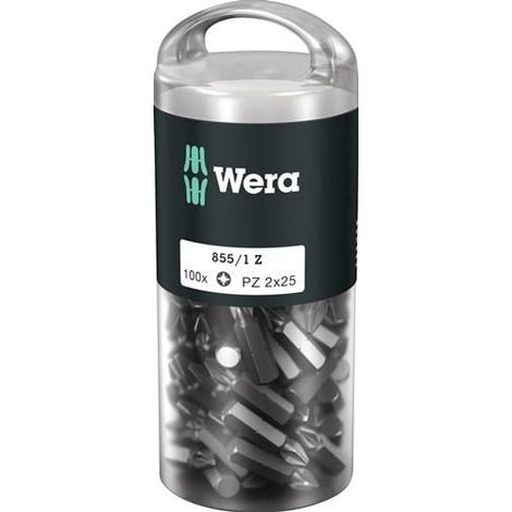 Wera Bitgropackung (100 Stk.) 855/1 Z PZD 2 Länge 25 mm - 5072444001 (1/5)