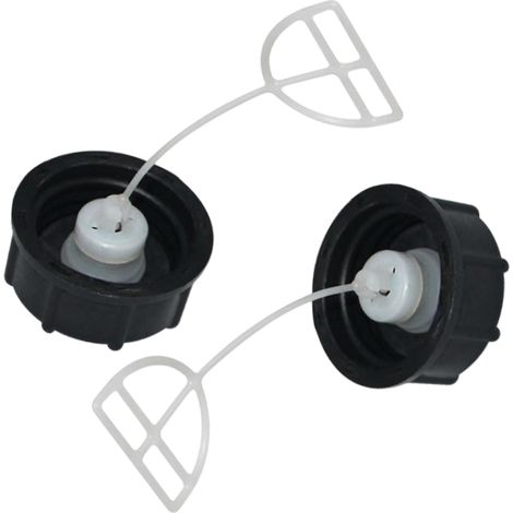 Set di 2 coperchi per serbatoio dell'olio per motoseghe GX25/GX35/139 - Compatibili con motori per tosaerba e decespugliatori - Neri
