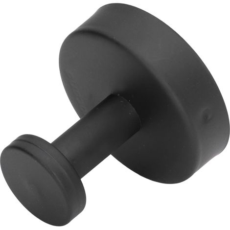 1 Patère murale, Acier inoxydable 304, Noir, Résistant corrosion, Salle de bain cuisine (1/5)