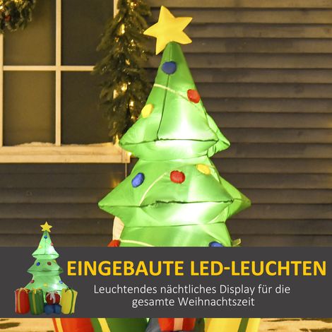 Décoration de Noël gonflable avec lumières LED, cadeaux, 150 cm, étanche, pour les fêtes de Noël (1/5)