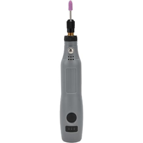 Mini-Elektrobohrmaschine 5V DC, 3 Geschwindigkeitsstufen, Mini-Schleif-, Polier-, Bohr-, Gravier- und Schneidwerkzeug, Grau (1/5)