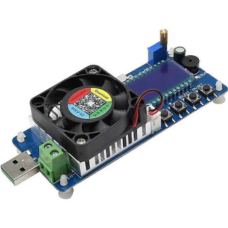 Testeur de capacité de batterie FX35 5A 35W, testeur de charge électronique, testeur de puissance USB, résistance réglable, écran LCD (1/5)