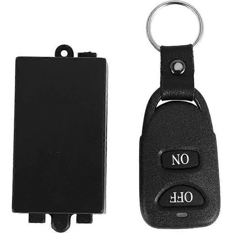 Dc 12V 10A 1Ch Wireless Remote Control Switch System Receiver mitter 2 Buttons Waterproof Remot Black