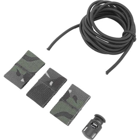 Sangle élastique résistante et réglable pour bagages roulés - Noir (1/5)