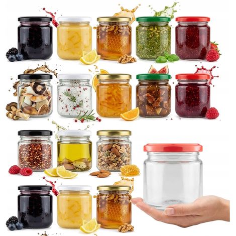 120 pots de 200 ml + couvercle FI66 Confitures et miel Monoparties (1/5)