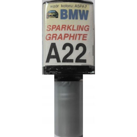 Reparación de arañazos de pintura para BMW A22, color grafito brillante, 10 ml ARA (1/5)