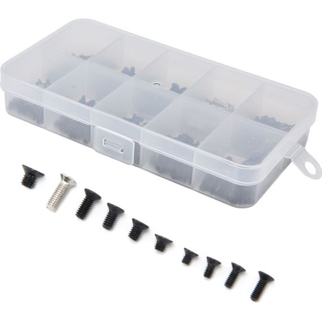 500-teiliges Edelstahl-Maschinenschrauben-Set für Laptops, Kreuzschlitzschrauben, Wartungs- und Reparaturzubehör (1/5)