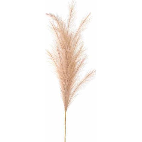 Large Faux Pampas Grass Stem Artificial Plant - Fabric/Plastic - L30 x W30 x H120 cm