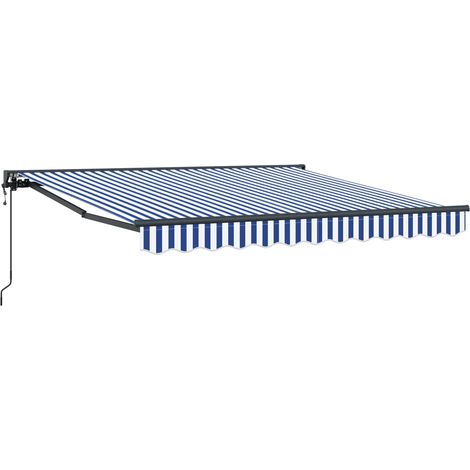 Maison Exclusive - Struttura della tenda Blu e Bianco 300 x 250 cm