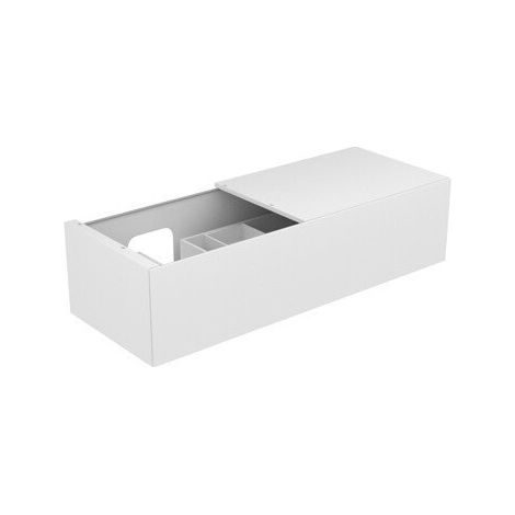 Meuble sous-vasque EDITION 11 1400 x 350 x 535 mm avec éclairage intérieur LED chêne platine KEUCO