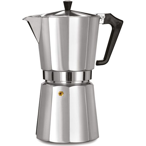 Kaffeekanne - Ghidini - ITALEXPRESS - Aluminium - 14 Tassen - Grau