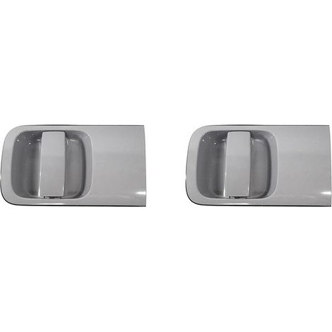 Due maniglie esterne scorrevoli grigie per porta sul lato sinistro per H1 Grand Starex IMAX I800 2007-2023