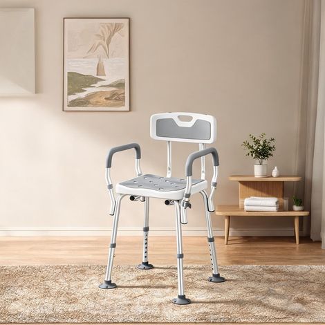 Fauteuil coloris gris en aluminum HDPE 56,5 x 53,5 x 74 cm (1/5)