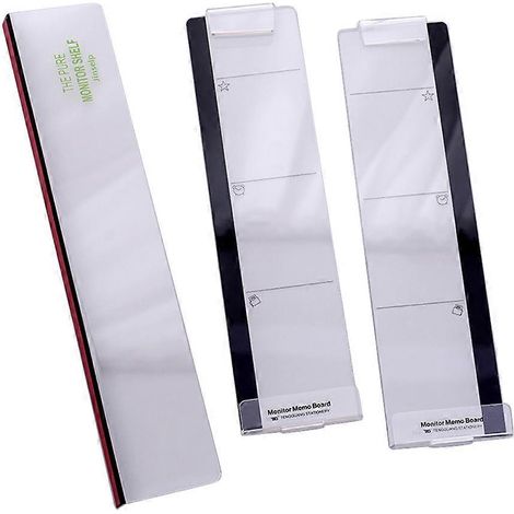 Un bloc-notes blanc en acrylique pour écrans d'ordinateur (1/5)