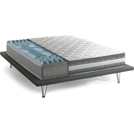 Talamo Italia Doppelmatratze Naike 190x140x27h cm Weiß